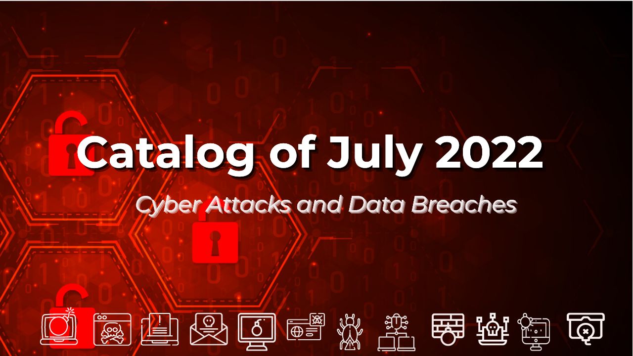 Catalog Of July 2022 Cyber Attacks And Data Breaches – 99.2 Million ...